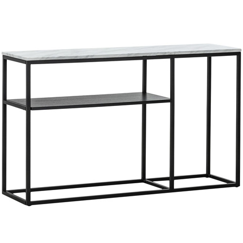 130cm Franceso Cultured Marble-Top Console Table