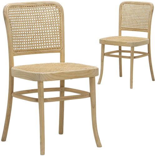 Samira Teak & Cane Dining Chairs
