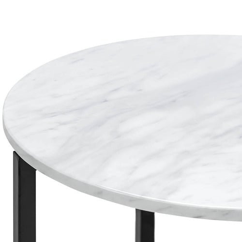 Gold Luxe Ellie Marble Top Side Table
