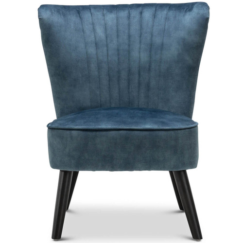 Ayana Velvet Slipper Accent Chair