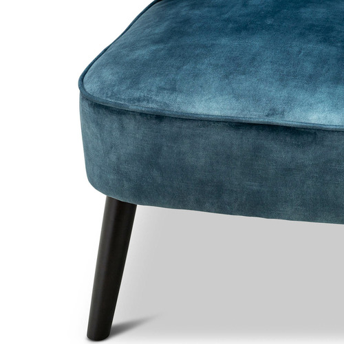 Ayana Velvet Slipper Accent Chair