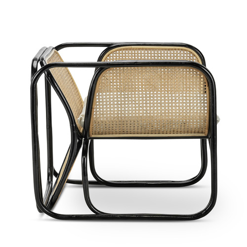 Jan Bocan Replica Woven Rattan & Cane Armchair Temple & ster