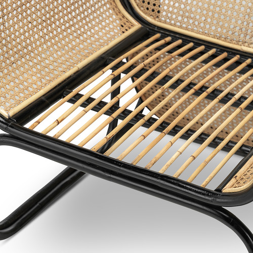 Jan Bocan Replica Woven Rattan & Cane Armchair Temple & ster