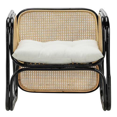 Jan Bocan Replica Woven Rattan & Cane Armchair Temple & ster