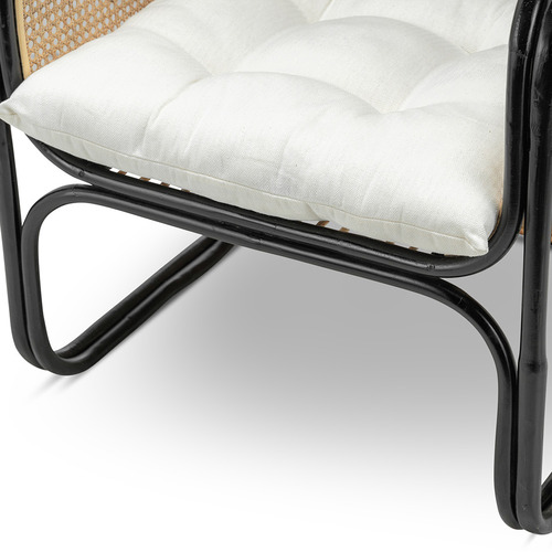 Jan Bocan Replica Woven Rattan & Cane Armchair Temple & ster