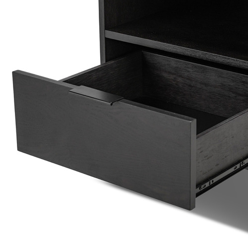 Continental Designs Charcoal Kiara Bedside Table Temple & ster