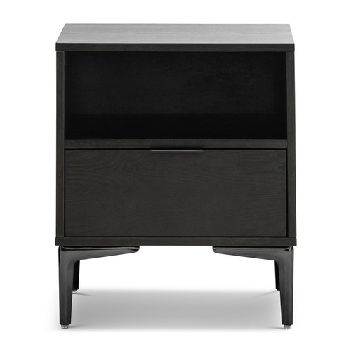 Continental Designs Charcoal Kiara Bedside Table Temple & ster