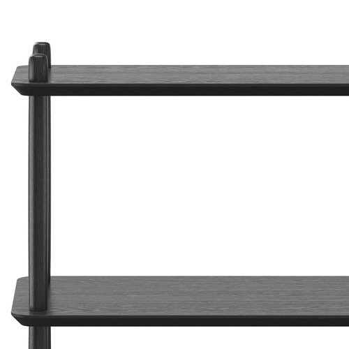 3 Tier Rakk Oak Wood Bookshelf