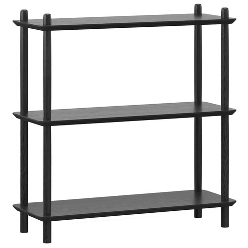 3 Tier Rakk Oak Wood Bookshelf