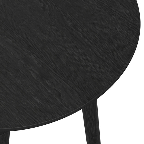 Black Nochio Scandinavian Side Table