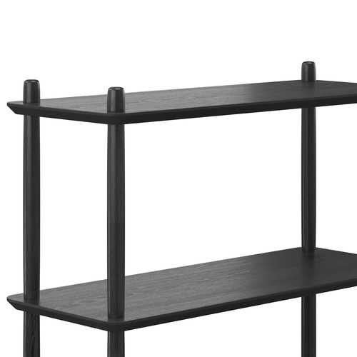 3 Tier Rakk Oak Wood Bookshelf