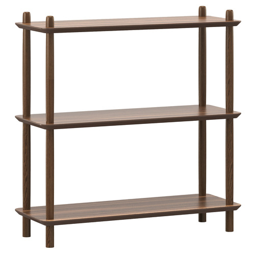 3 Tier Rakk Oak Wood Bookshelf