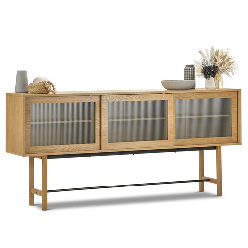 Arae Oak Wood Sideboard