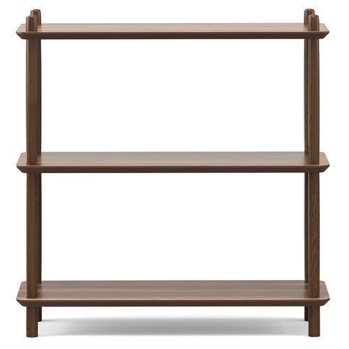 Continental Designs Harper 3 Tier Low Bookshelf | Temple & Webster