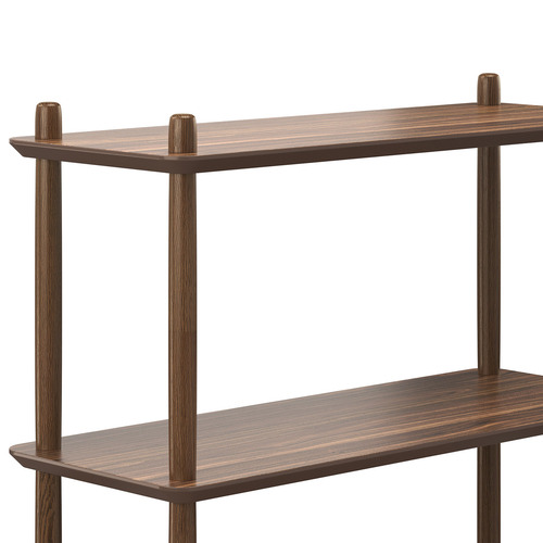 3 Tier Rakk Oak Wood Bookshelf