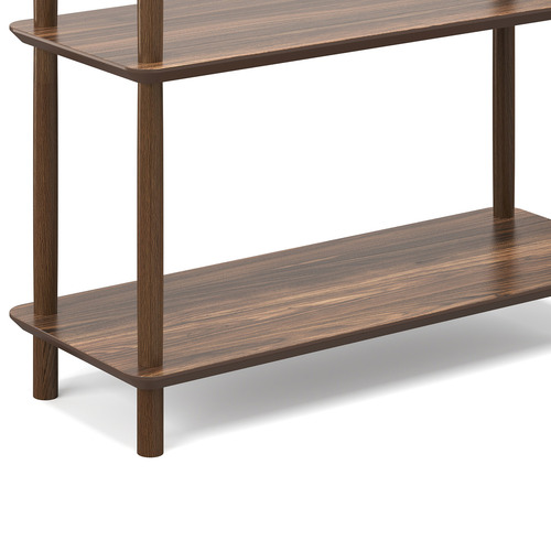 3 Tier Rakk Oak Wood Bookshelf