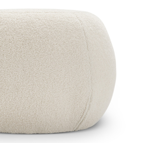 Light Grey Phoebe Cushion Ottoman