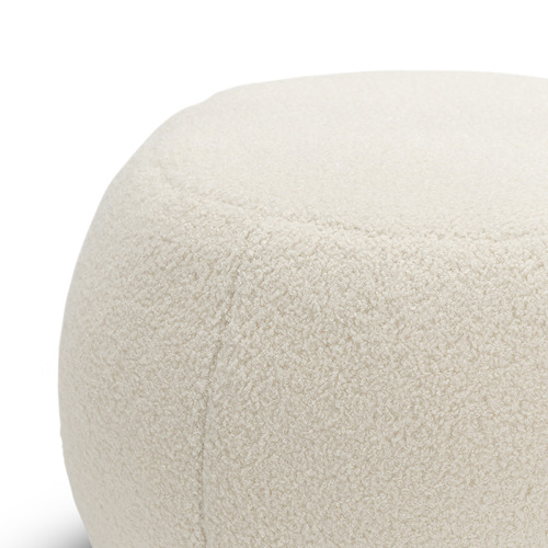 Light Grey Phoebe Cushion Ottoman