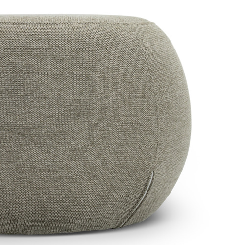 Light Grey Phoebe Cushion Ottoman