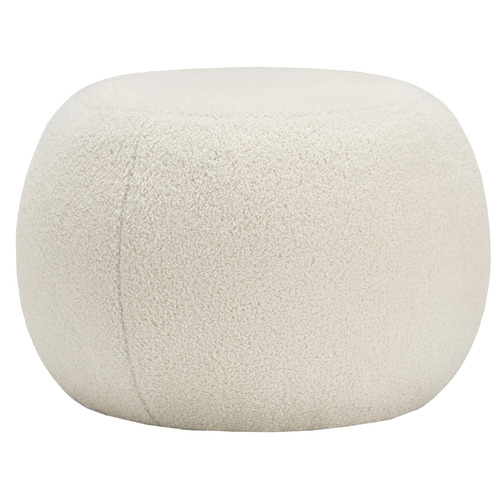 Light Grey Phoebe Cushion Ottoman
