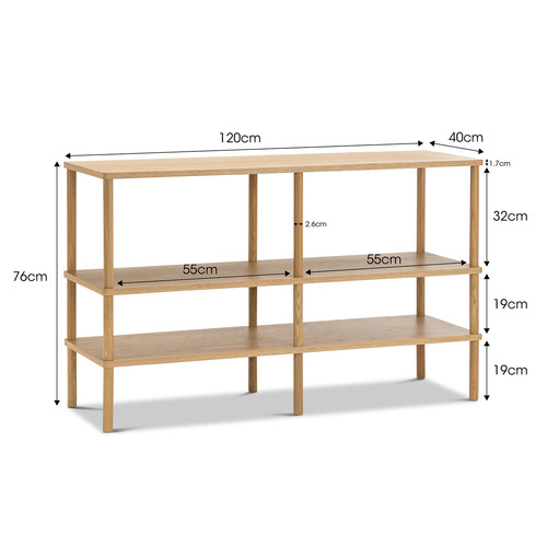 Gene 3 Tier Shelving Unit