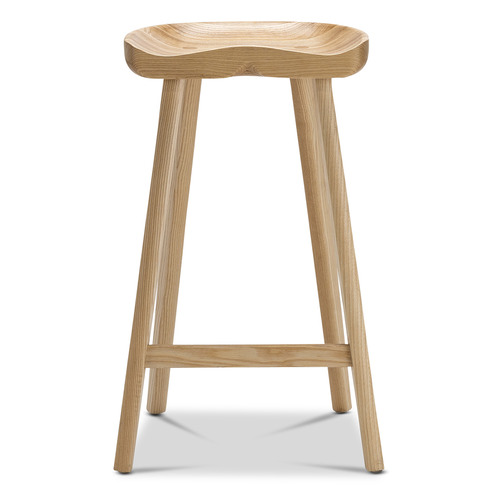 69cm Emerson Ash Wood Oak Barstools