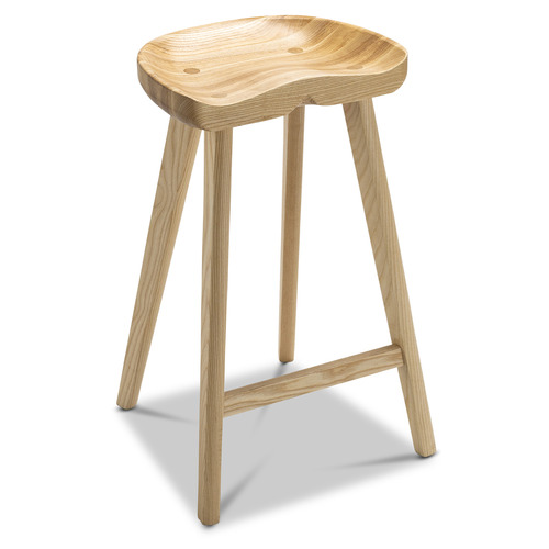 69cm Emerson Ash Wood Oak Barstools