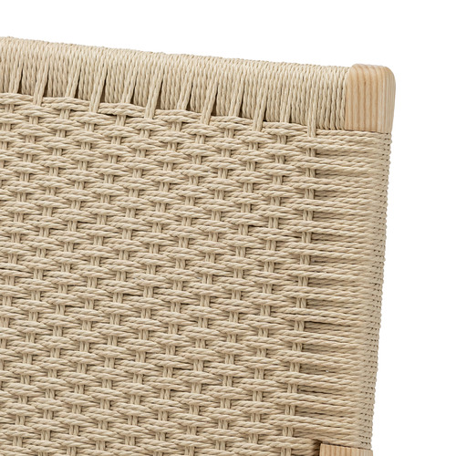 Rita Ash Wood Oak & Rattan Lounge Chair