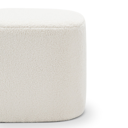 Continental Designs Podd Boucle Ottoman Bench | Temple & Webster