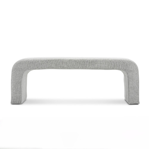 Hail Grey Harper 120cm Upholstered Bench