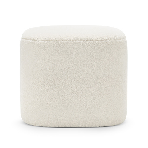 Continental Designs Podd Boucle Square Ottoman | Temple & Webster