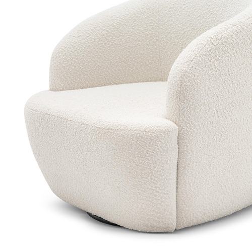 cream cuddler chair