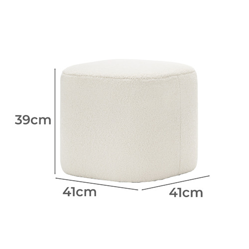 Podd Boucle Square Ottoman