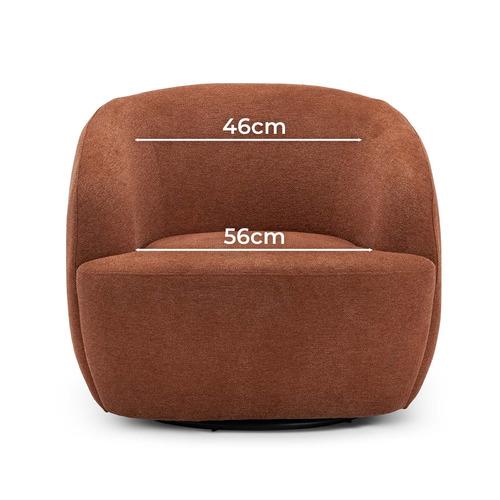 Rust Orange Cuddle Armchair