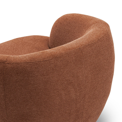Rust Orange Cuddle Armchair