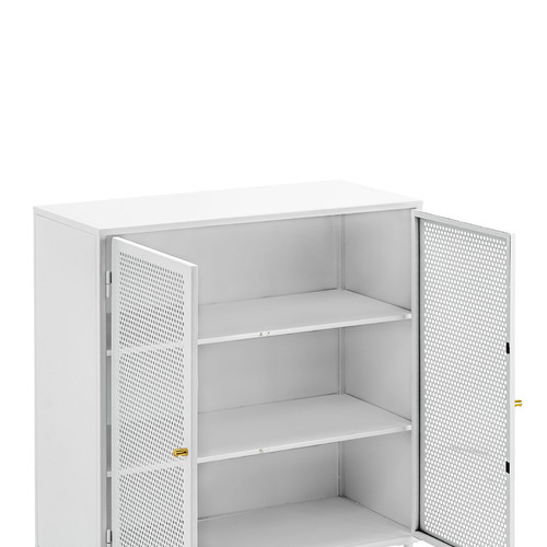 Mesh 2 Door Cabinet