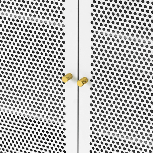 Mesh 2 Door Cabinet