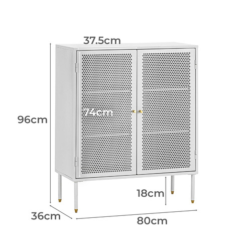 Mesh 2 Door Cabinet