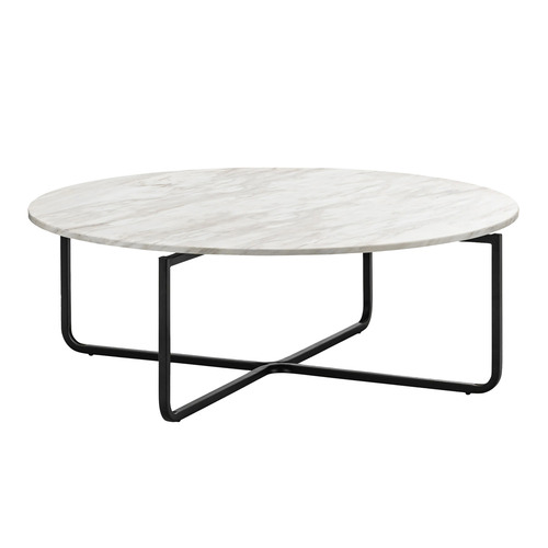 Orly Ivory Marble Coffee Table