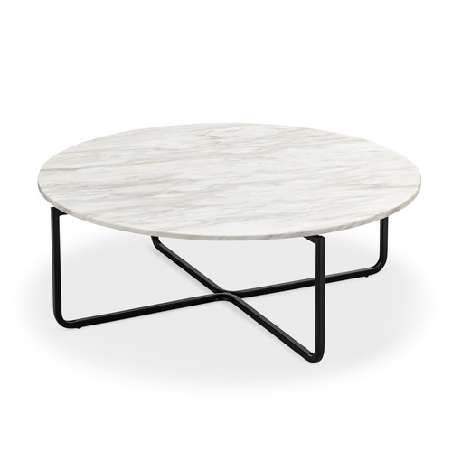 Orly Ivory Marble Coffee Table