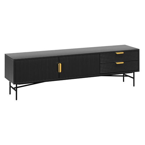 Continental Designs Tabitha Ripple Slatted TV Unit | Temple & Webster