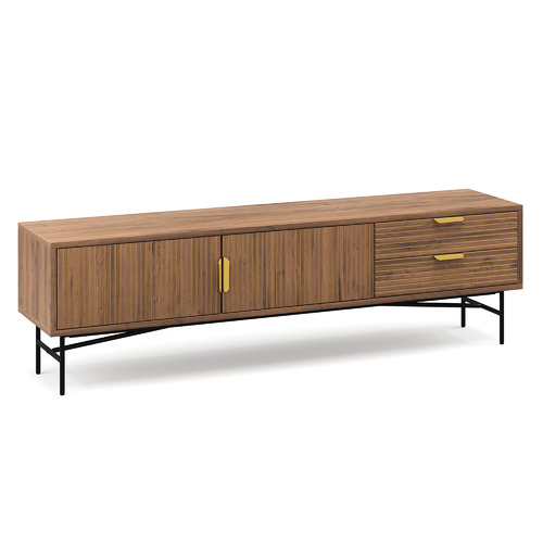 Tabitha 180cm Ripple Slatted Tv Unit