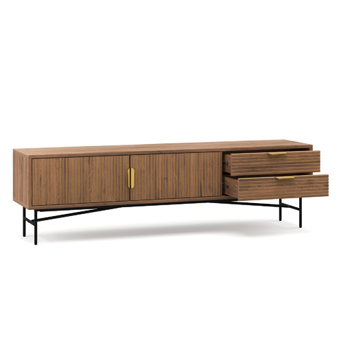 Tabitha 180cm Ripple Slatted Tv Unit