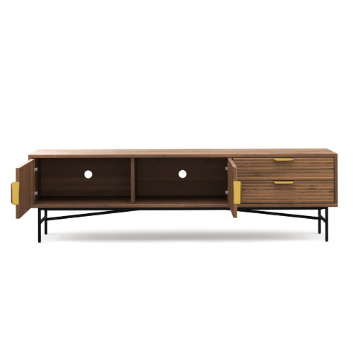 Tabitha 180cm Ripple Slatted Tv Unit