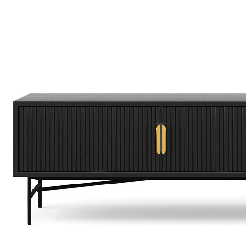 Tabitha 180cm Ripple Slatted Tv Unit