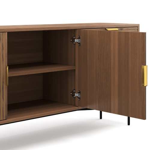 Tabitha 180cm Ripple Slatted Sideboard