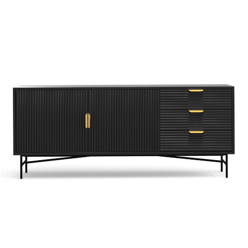 Tabitha 180cm Ripple Slatted Sideboard