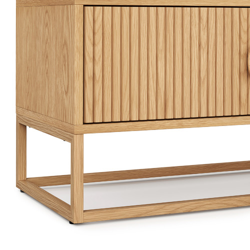 Tessa Ripple Slatted Tv Unit