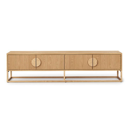 Tessa Ripple Slatted Tv Unit