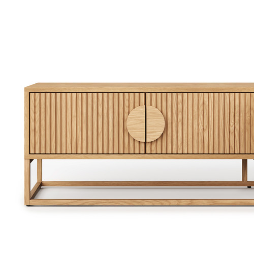 Tessa Ripple Slatted Tv Unit